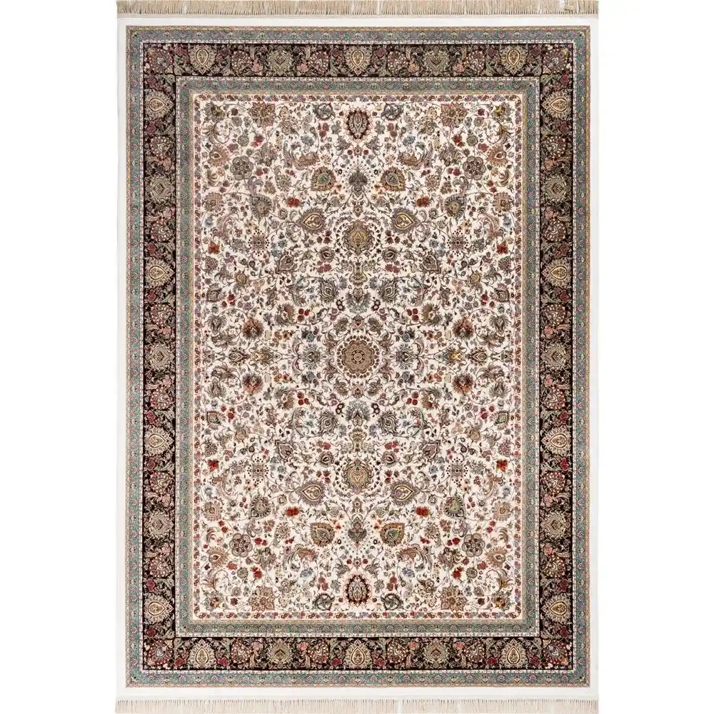 خرید فرش ماشینی 10lu0560 کرم 1200 شانه